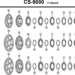 Shimano Dura Ace CS 9000 Verschlussring