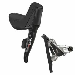 Sram Red 22 Disc Schaltbremshebel Links 2 Fach + Flat Mount Bremse Leitung 95 Cm