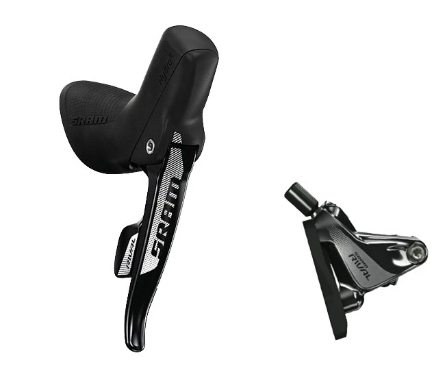 Sram Rival 22 Disc Schaltbremshebel 2 Fach + Flat Mount Bremse 180cm Leitung 1 Sram Rival 22 Disc Schaltbremshebel 2 Fach + Flat Mount Bremse 180cm Leitung