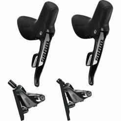 Set Sram Rival 22 Disc Schaltbremshebel 11-2 Fach + Flat Mount Bremsen