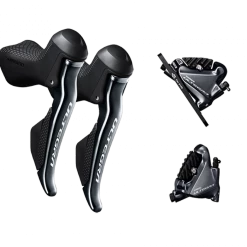 Disc Set Shimano Ultegra Di2 ST-R8070 STI BR-R8070 + Flat Mount Scheibenbremsen BR-R8070
