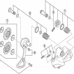 Shimano Dura Ace Schaltwerk RD 7800 / RD-7070 / RD-7970 Ersatzteil | Einstellschraube Fuer Spannfeder -Rennrad Komponenten Verkäufe 46057 1
