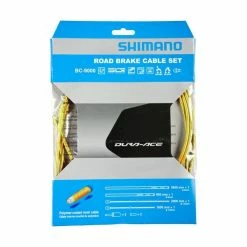 Shimano Dura Ace BC 9000 Bremszug Set Polymer Beschichtet Gelb
