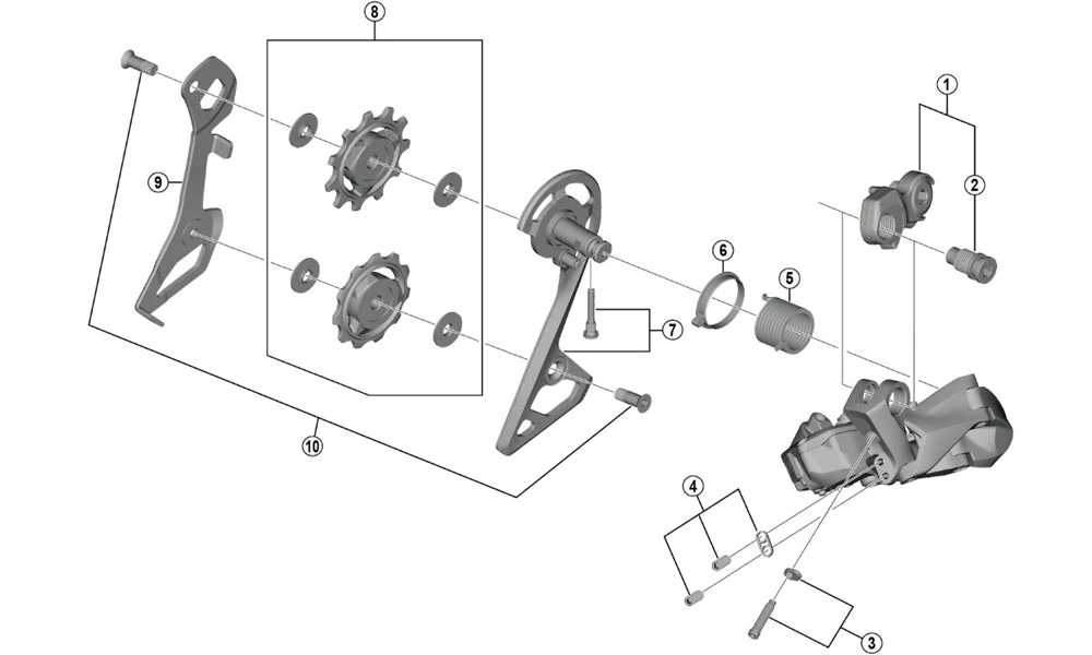 Shimano Ultegra Di2 RD-R8050 Schaltwerk Ersatzteil | Kettenleitblech SS Innen Nr 9 2 Shimano Ultegra Di2 RD-R8050 Schaltwerk Ersatzteil | Kettenleitblech SS Innen Nr 9 – Bild 2