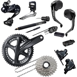 Shimano Ultegra Di2 TT Gruppe R8070/R9180 Disc Flat Mount Komplett 11 X 2 Fach