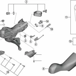 Shimano 105 ST-R7020-25 / GRX ST-RX400 Schalt-Bremshebel Ersatzteil | Namensschild Rechts 5 Shimano 105 ST-R7020-25 / GRX ST-RX400 Schalt-Bremshebel Ersatzteil | Namensschild Rechts -Rennrad Komponenten Verkäufe 49265 2