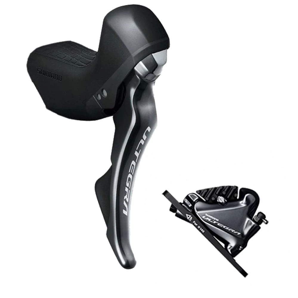 Scheibenbremse Shimano Ultegra ST-R8020 STI Disc Schaltbremshebel Links 2 Fach + Bremssattel BR-R8070 Flat Mount 1 Scheibenbremse Shimano Ultegra ST-R8020 STI Disc Schaltbremshebel Links 2 Fach + Bremssattel BR-R8070 Flat Mount