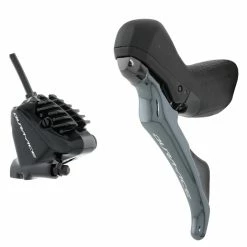 Shimano Dura Ace STI Disc ST-R9120 Hebel Rechts 11 Fach + Flat Mount Bremse BR-R9170F Leitung 100 Cm