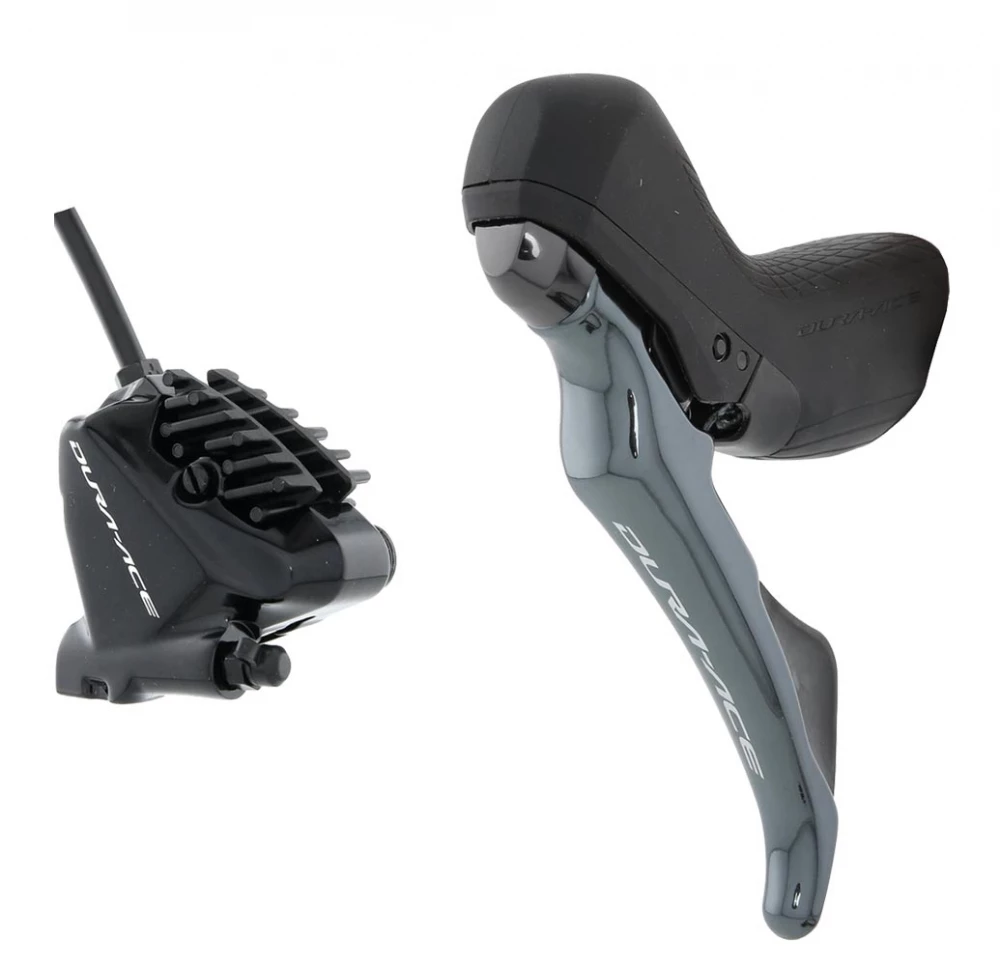 Shimano Dura Ace STI Disc ST-R9120 Hebel Rechts 11 Fach + Flat Mount Bremse BR-R9170F Leitung 100 Cm 1 Shimano Dura Ace STI Disc ST-R9120 Hebel Rechts 11 Fach + Flat Mount Bremse BR-R9170F Leitung 100 Cm