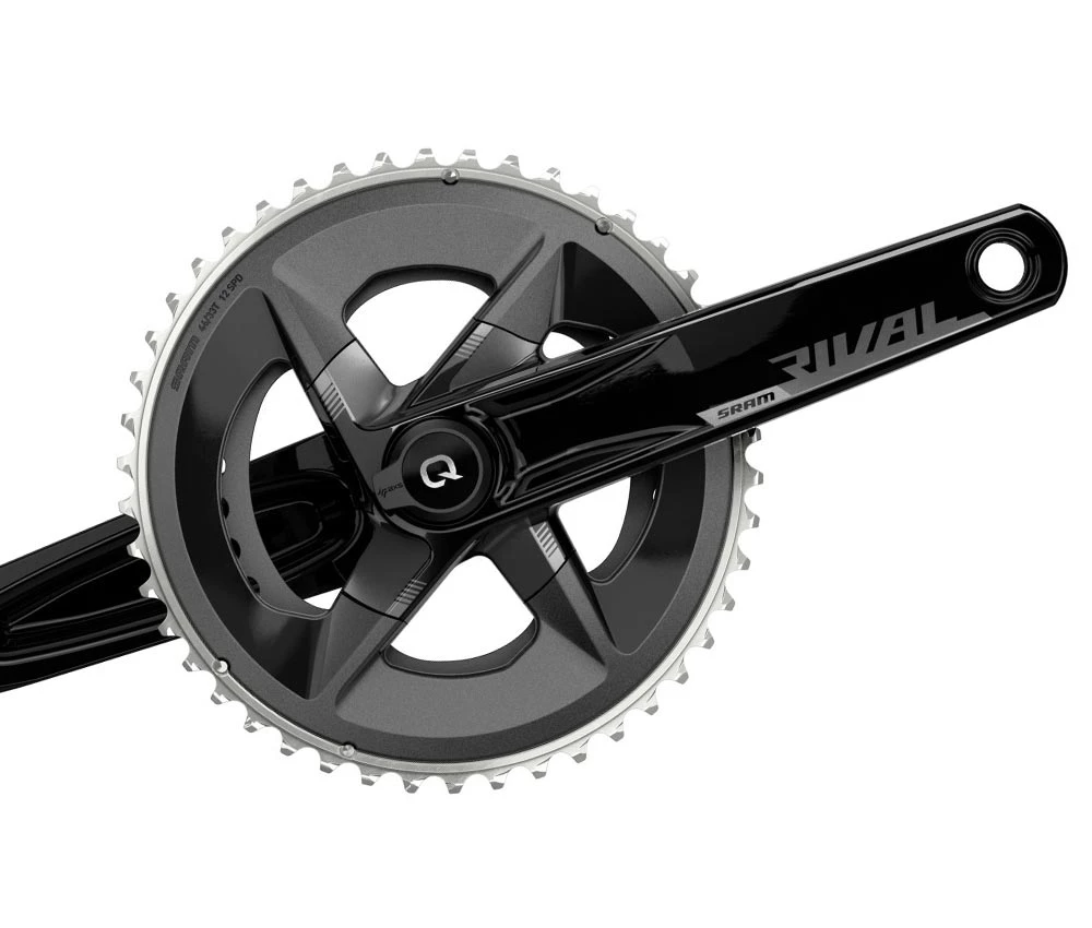 Sram Quarq Rival AXS Powermeter Kurbel DUB 12x2 Fach Abstufung 46-33 Zaehne 165 Mm 1 Sram Quarq Rival AXS Powermeter Kurbel DUB 12x2 Fach Abstufung 46-33 Zaehne 165 Mm
