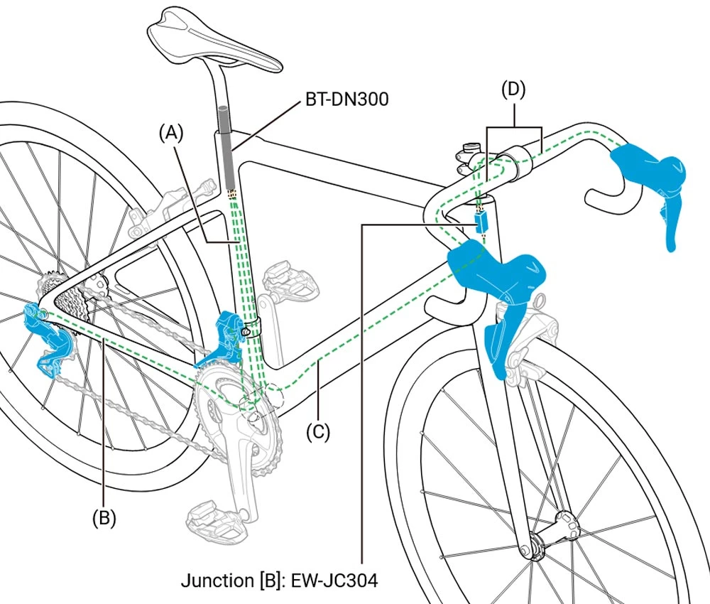 Shimano Ultegra Di2 STI Rim Brake Schalt-Bremshebel ST-R8150-R Rechts 12 Fach 2 Shimano Ultegra Di2 STI Rim Brake Schalt-Bremshebel ST-R8150-R Rechts 12 Fach – Bild 2