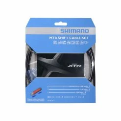 Shimano XTR Schaltzug Set MTB Fuer Umwerfer Und Schaltwerk Polymer- Beschichtet Schwarz