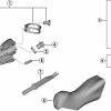 Shimano Dura Ace Di2 ST-R9170 Schalt-Bremshebel Ersatzteil | Schellen-Einheit Nr 1