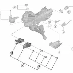 Shimano Dura-Ace / Ultegra / 105 / GRX Schalt-Bremshebel Ersatzteil | Membran-Einheit Links -Rennrad Komponenten Verkäufe 55571 1