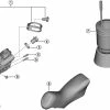 Shimano Dura Ace Di2 ST-R9270 Schalt-Bremshebel Ersatzteil | Schellen-Einheit Nr 1