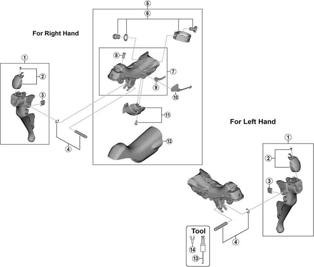 Shimano STI Schalt-Bremshebel 105 / Ultegra / Dura Ace / GRX Ersatzteil | Fuehrungsplatte Rechts Nr 3 1 Shimano STI Schalt-Bremshebel 105 / Ultegra / Dura Ace / GRX Ersatzteil | Fuehrungsplatte Rechts Nr 3