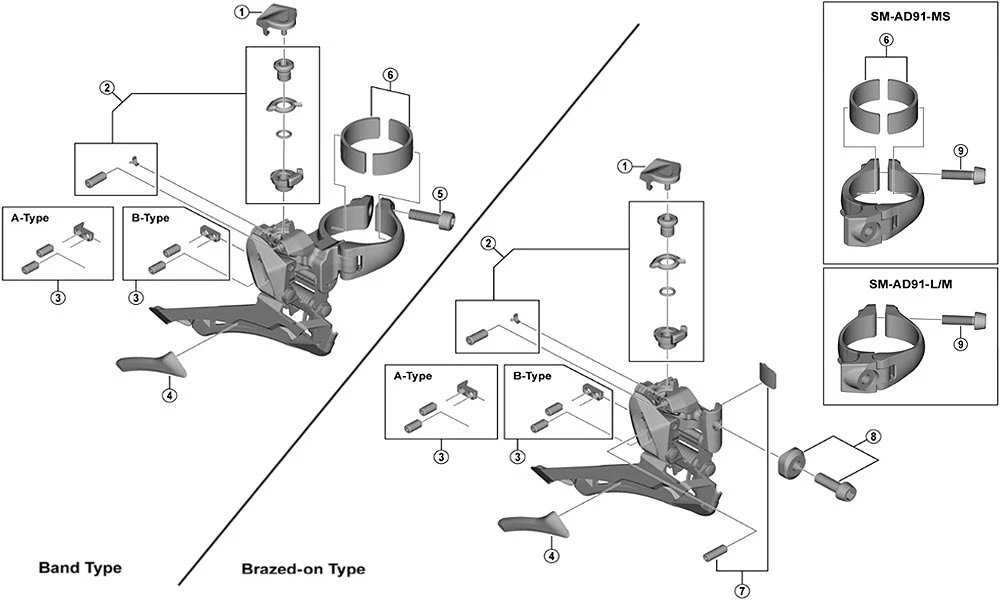 Shimano 105 FD-R700 / GRX FD-RX400 Umwerfer Ersatzteil | Schaltzug- Einheit Nr 2 2 Shimano 105 FD-R700 / GRX FD-RX400 Umwerfer Ersatzteil | Schaltzug- Einheit Nr 2 – Bild 2