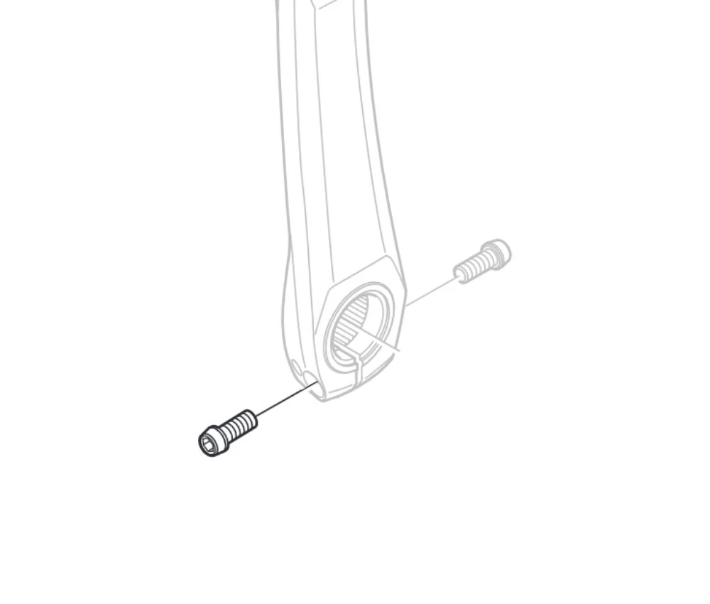 Shimano Kurbelarm Ersatzteil | Klemmschraube 2 Shimano Kurbelarm Ersatzteil | Klemmschraube – Bild 2