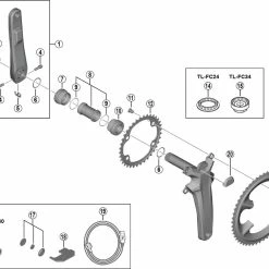 Shimano Dura-Ace FC-R9200-P Kurbel Ersatzteil | Kurbelarmfixierring Nr 3