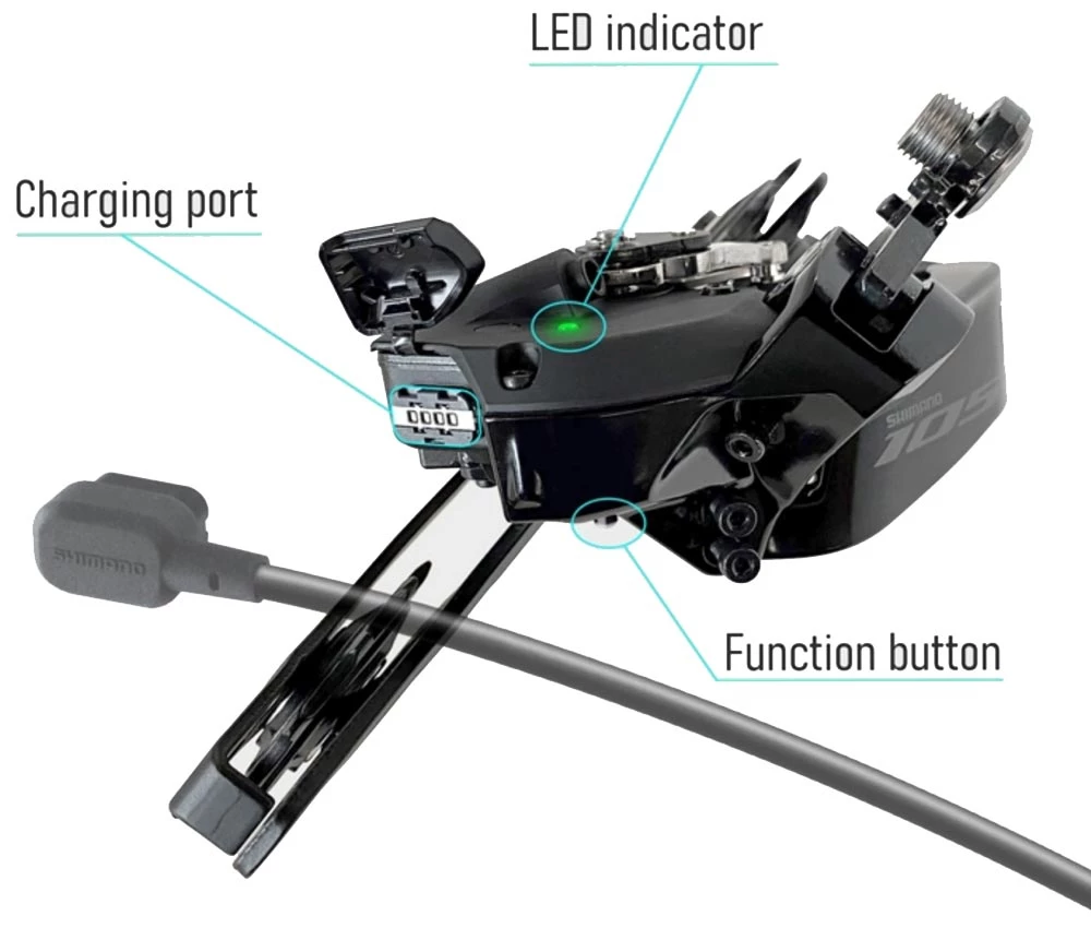 Shimano 105 DI2 Schaltwerk RD-R7150 Medium Cage 12 Fach 2 Shimano 105 DI2 Schaltwerk RD-R7150 Medium Cage 12 Fach – Bild 2